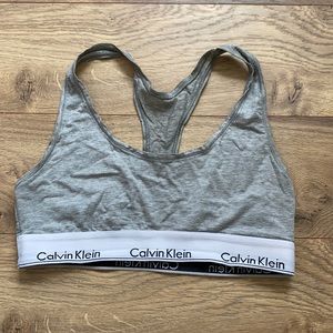 CK Grey Bra